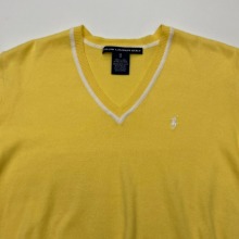 ralph lauren golf cotton v neck knit (55 size)