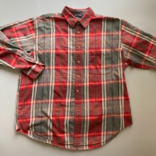 nautica heavy cotton check shirt (110 size)