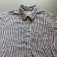 brooksbrothers made in usa stripe oxford cotton shirt (105~ size)