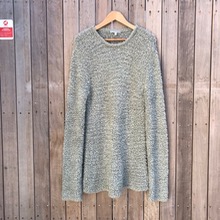 Emporio Armani wool/nylon fuzzy fluffy sweater (105이상)