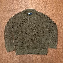polo check half button knit (105 size)