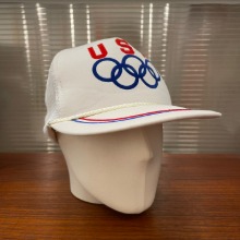 vintage olympic trucker cap