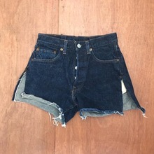 70s Levi’s 501 single stitch stamped 6 cut off short shorts (for kids,women 26인치)