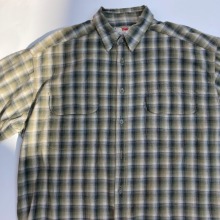 levis check shirt short sleeve (110 size)