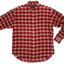 polo light  weight cotton check shirt (105 size)