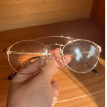 solex eyewear gold frame glasses
