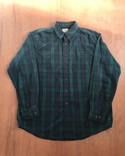LLbean plaid shirt (L size, 100~105추천)