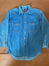 90s old GAP denim shirt (M size, 105 추천)