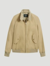 grenfell peached cotton harrington jacket beige(42 size, 100-105 추천)