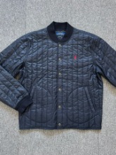 polo vertical quilting bomber jacket (L size, 105 추천)