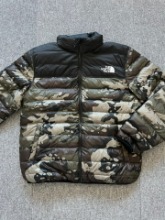 the north face down jacket reversible camo/black (XL size, 105 추천)