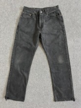 00s levis 505 black jean (33 inch)