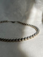 origianl native american sterling silver ball necklace
