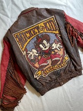 90s JEFF HAMILTON MICKEY the KID best in the west leather jacket (L size, 105 이상 추천)