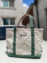 l.l. bean green boat and tote bag (medium)