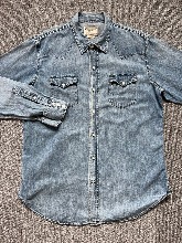 polo denim western shirt (L size, 105 추천)