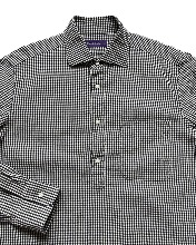 polo purple label pullover gingham check shirt (M size, 100-103 추천)