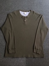 old navy thermal-knit henley neck tshirt (XXL size, 105~ 추천)