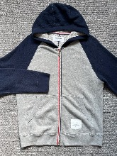 thom browne cotton raglan reverse weave zip hoodie (2 size, 95-100 추천)