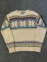 Polo Ralph Lauren cotton fair isle sweater (S size, ~105 추천)
