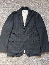 spectator wool/poly black watch jacket (XL size, 105 추천)
