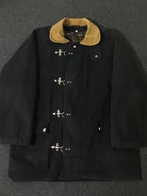 canvas plaid lining fireman jacket Italy made (52 size, ~105 추천)