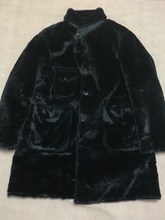 engineered garments cotton/acrylic fur shwal collar belted reversible coat (L size, ~110 추천)