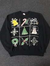 90s jerzees 50/50 holiday sweatshirt (L size, ~103 추천)
