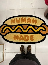 human made hotdog rug