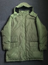Polo Ralph Lauren 80/20 down nylon hooded jacket dark lime (90 size, ~105 추천)