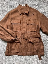 auralee linen safari jacket (4 size, 105-110 추천)