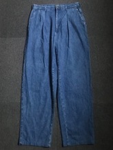 8-90s Polo country 2tuck denim pants USA made (33/34 size, ~31인치 추천)