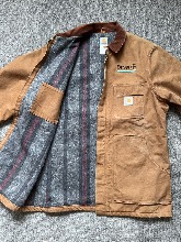 carhartt blanket linned duck canvas chore jacket (44 size, 105 추천)