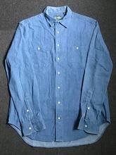 gitman bros vintage denim work shirt USA made (L size, ~105 추천)