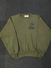 soffe 50/50 ‘usmc’ sweatshirt USA made (L size, ~105 추천)