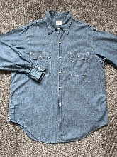 70s bic mac jc penny chambray shirt (105 추천)