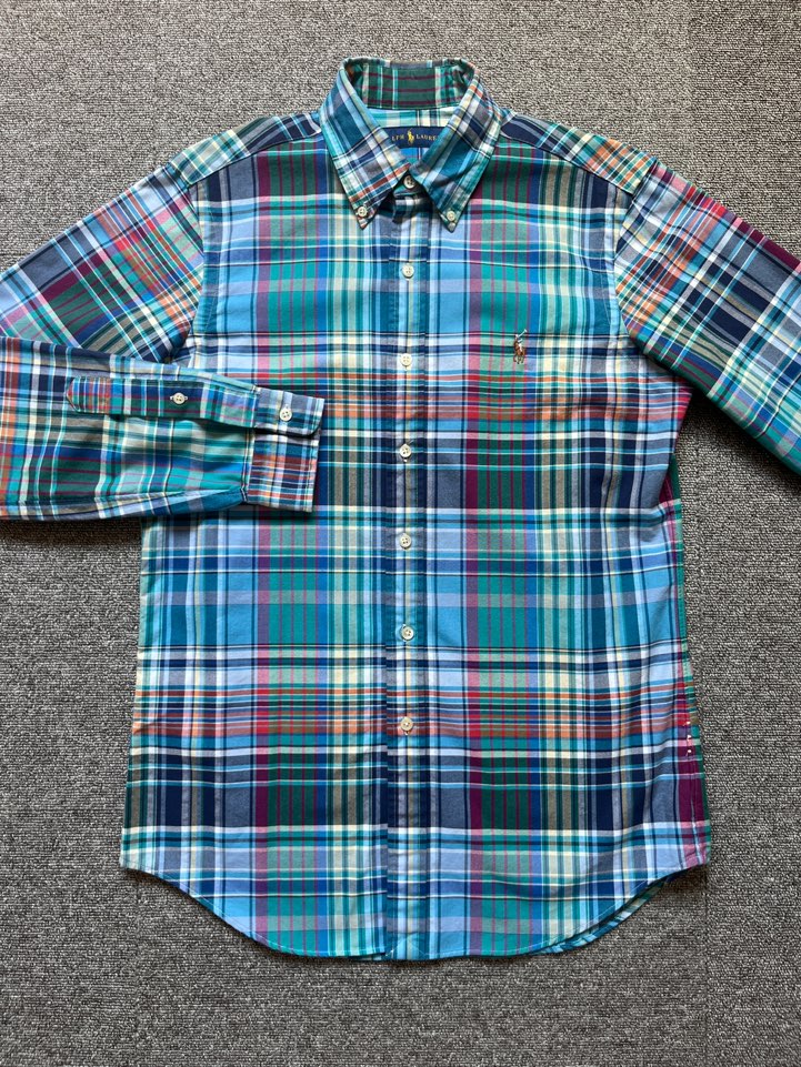 polo oxford check bd shirt (S size, 95 추천)