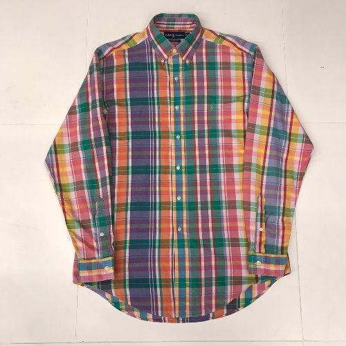 polo multi check shirt (110 size)