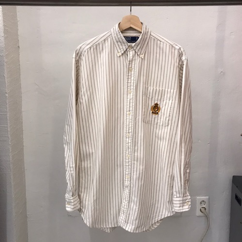 Polo Ralph Lauren embroidered candy stripe ocbd shirt (100-105)