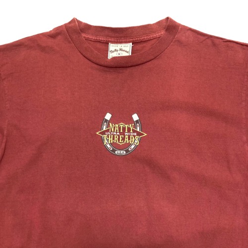 vintage &#039;Natty threads&#039; cotton t shirt (100 size)