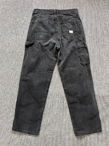 gap black jean carpenter pants (35 inch)