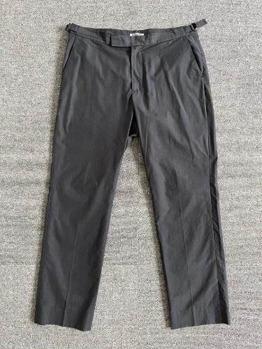 auralee cotton side adjust trouser (35-36 inch)