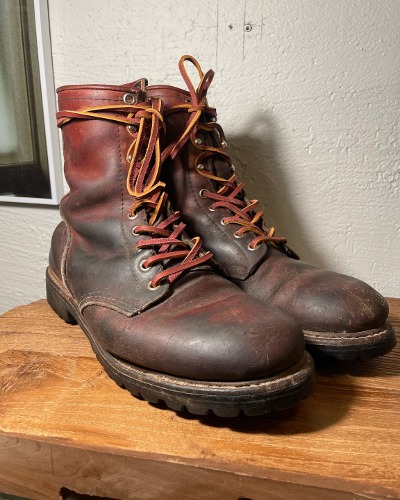 redwing irish setter brown leather boots (275mm