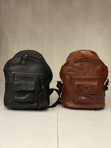will leather goods leather backpack _brown