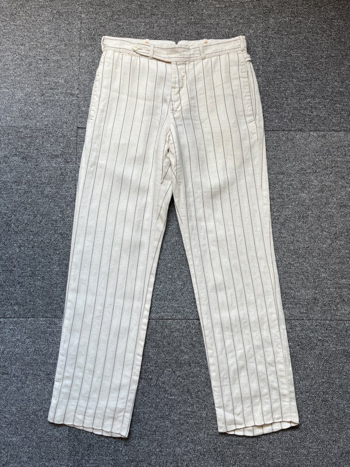 polo linen herringbone stripe pants (31/30 size, 30인치 추천)
