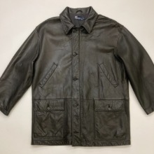 polo leather jacket black (105-110 size)