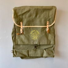 vintage boy scout camping backpack