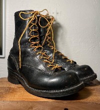 wesco black leather boots (275mm-280mm)