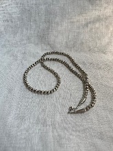 origianl native american sterling silver ball necklace