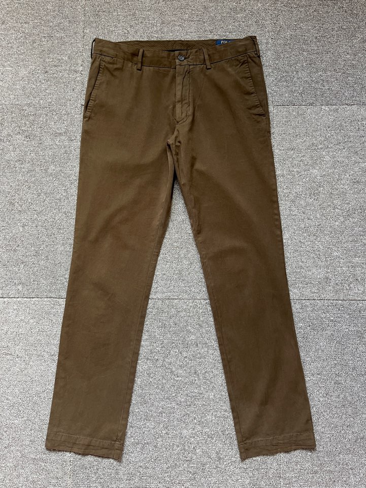 Polo RL lightweight cotton slim fit pants (33/32 size, 33-34인치 추천)